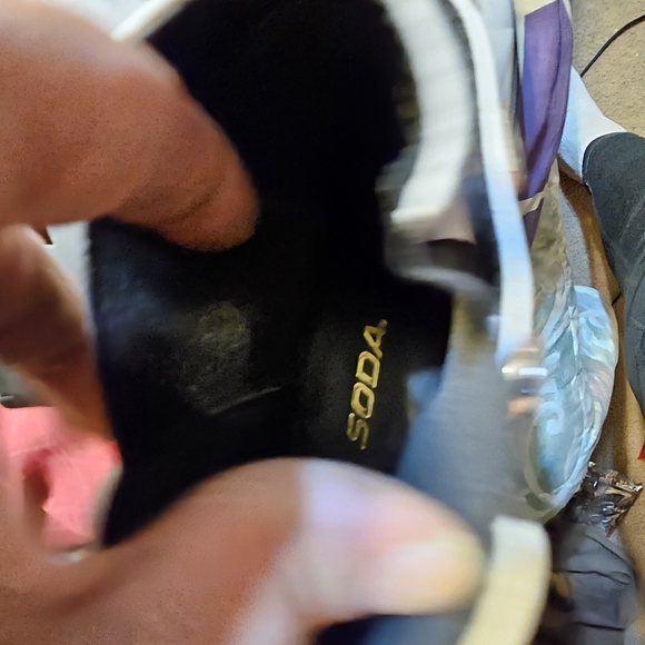 Women's Platform 3/4 White Fashion Ankle boot with Faux Stones - Picture 14 of 15